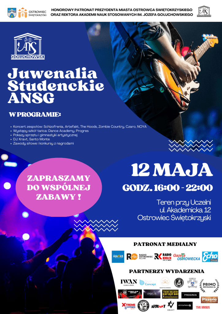 plakat juwenalia ANSG 2023