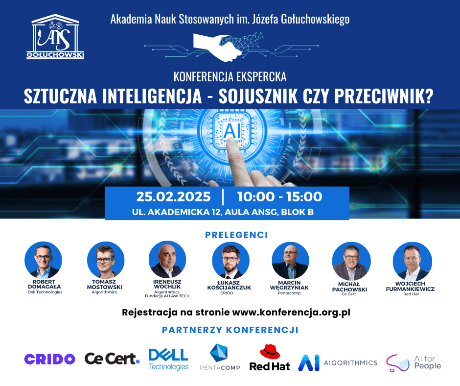 konferencja eksperck sztuczna inteligencja - sojusznik czy przeciwnik?