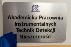 Otwarcie Pracowni Instrumentalnych Technik Detekcji Nieszczerości