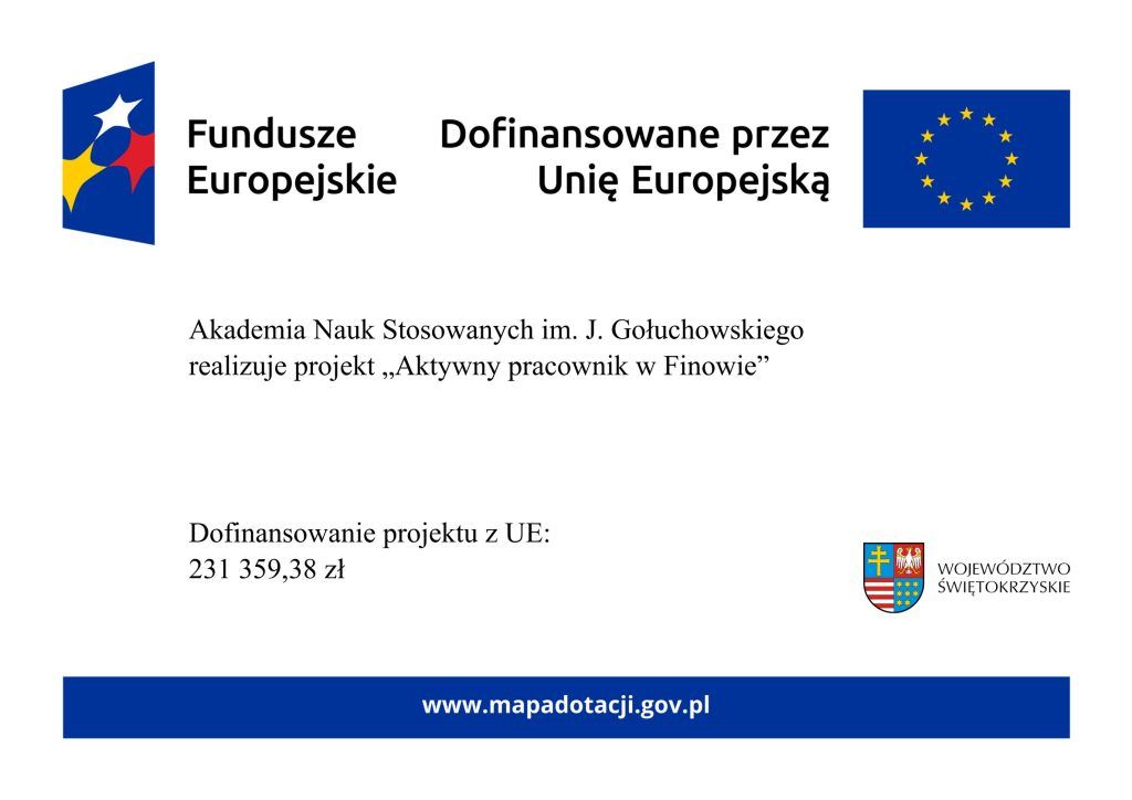 Aktywny pracownik w Finownie plakat