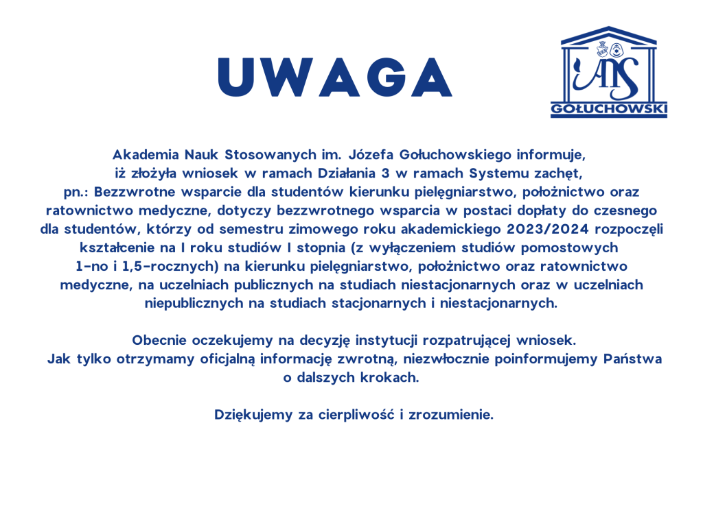 komunikat ANSG